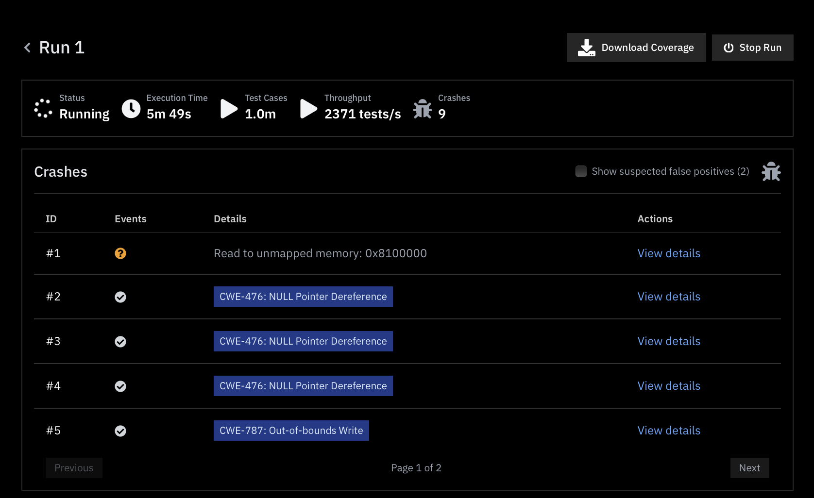 Crash Reports image 1